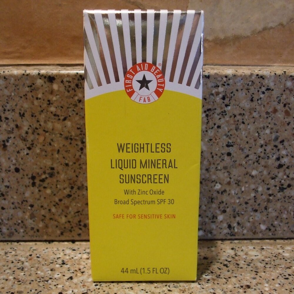 First Aid Beauty SPF 30 Liquid  Mineral Sunscreen! NEW!
